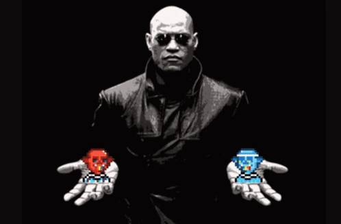 This is your last chance. After this, there is no turning back. You take the blue pill � the story ends, you wake up in your bed and believe whatever you want to believe. You take the red pill � you stay in Wonderland, and I show you how deep the rabbit hole goes. Remember, all I'm offering is the truth � nothing more.